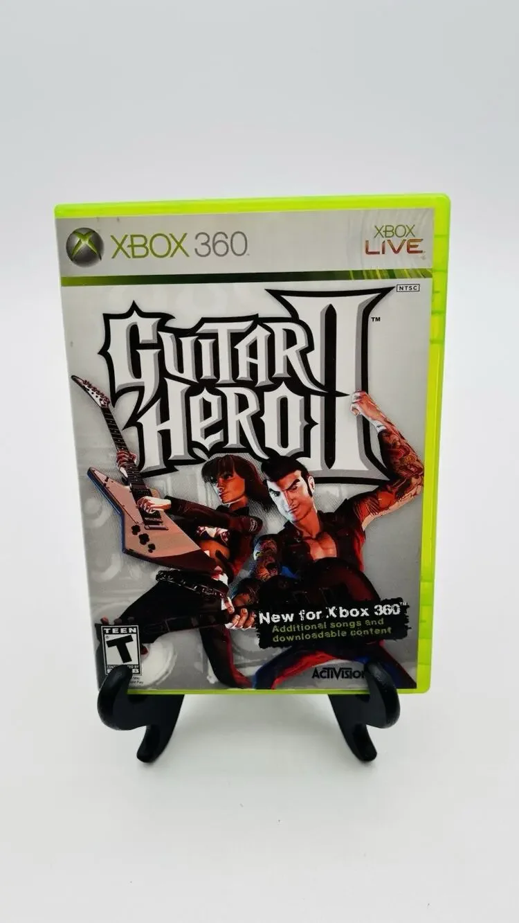 Guitar Hero II (Microsoft Xbox 360, 2007) Complete and Tested CIB VG Condition